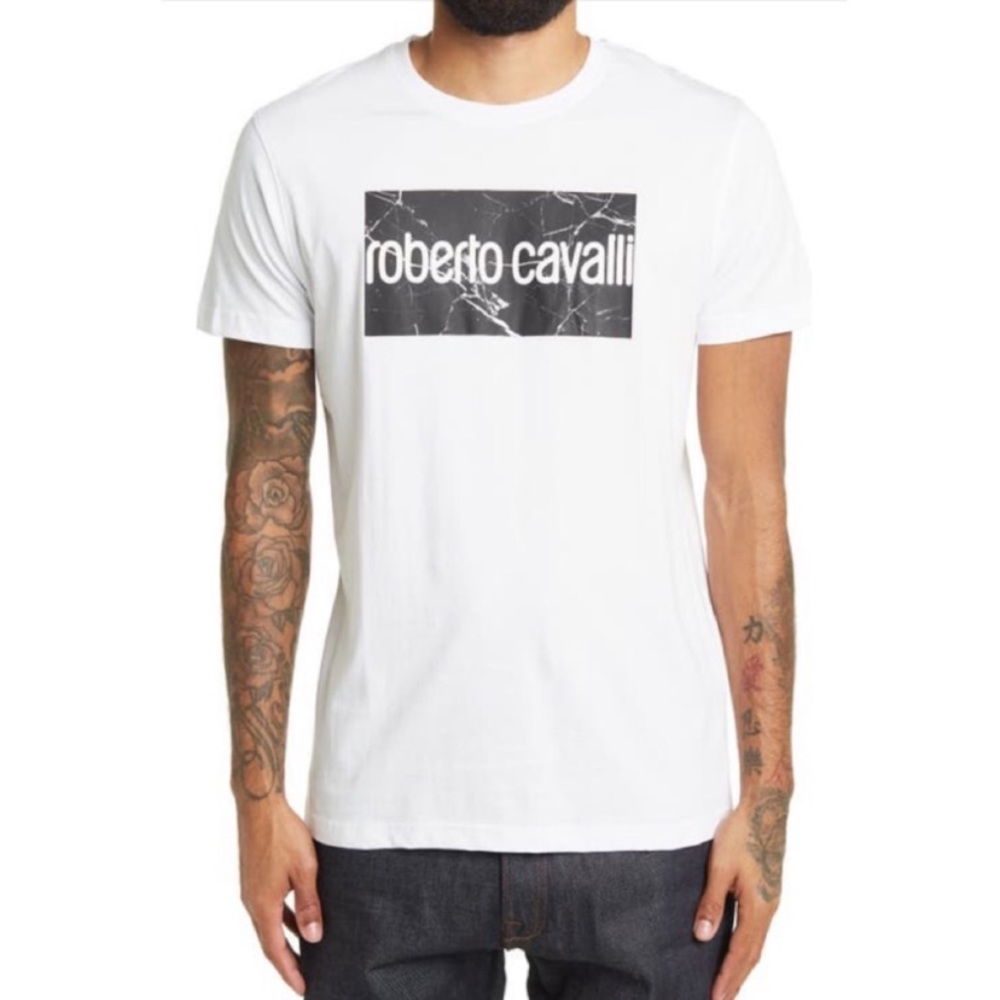 Roberto Cavalli Graphic Print T-Shirt